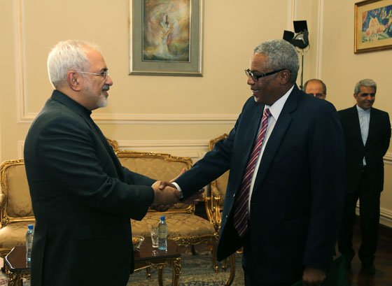  Zarif acknowledges friendly attitude of Sudanese people to Iran