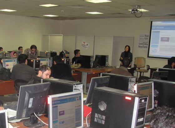  Mofid University graduate students become familiar with UN websites