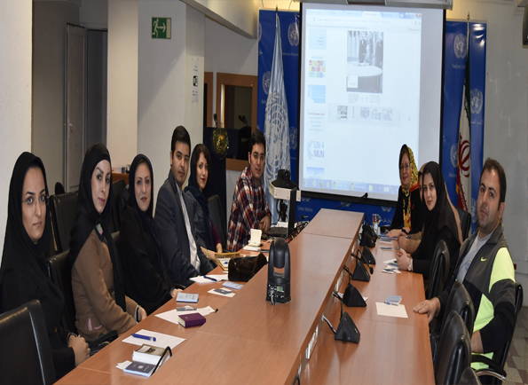  Students of the University of Tehran Are Learning More about the UN Website and International Law