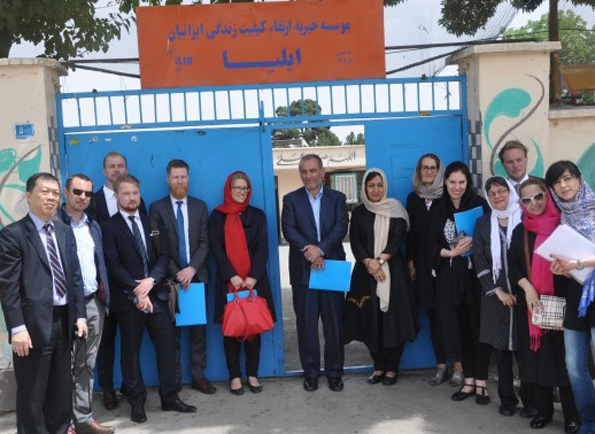  Mini Dublin Group (MDG) in Iran Visit School for Vulnerable Children