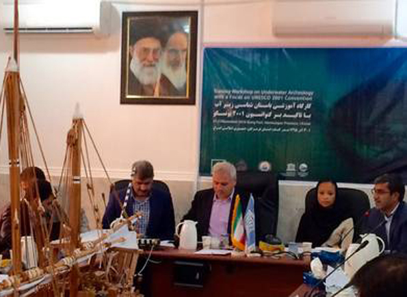  UNESCO organizes three-day workshop on Underwater Archeology in Kong Port, Hormozgan Province