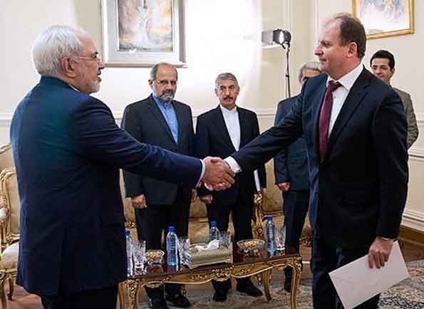  Zarif receives new ambassadors of Romania, Moldova, Albania, and Columbia