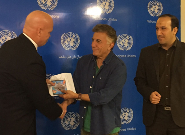  “I am Lake Urmia” petition delivered to the UN Resident Coordinator in Iran