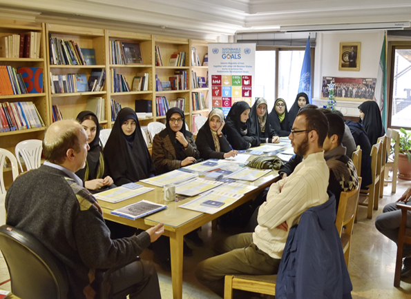  UN4U and briefing on UN for Shahid Beheshti University students