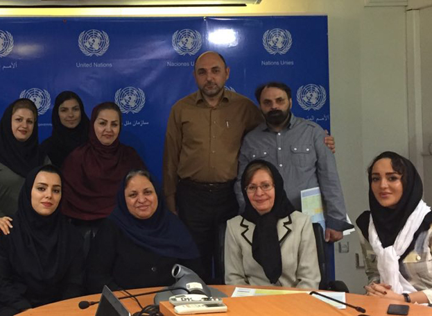  Graduate students from Islamic Azad University learn more about UN