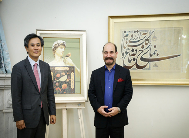  Javad Bakhtiari hopes Iran’s diplomats mimic Korean envoy’s artistic lead