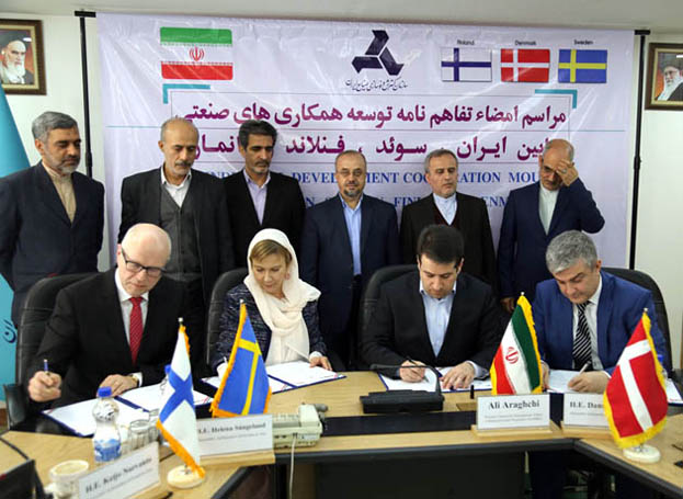  Iran signs industrial cooperation deal with Nordic states