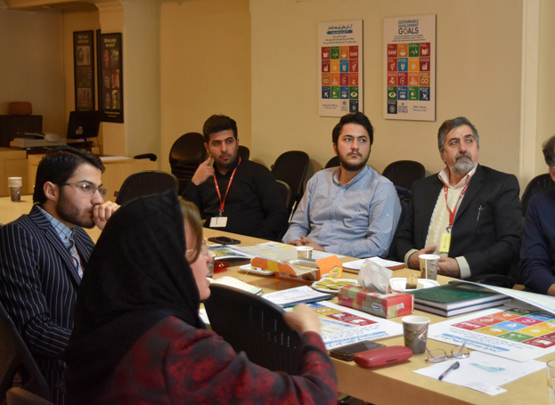  Members of Iranian Foundation of Aerospace Science and Technology navigated the UN online