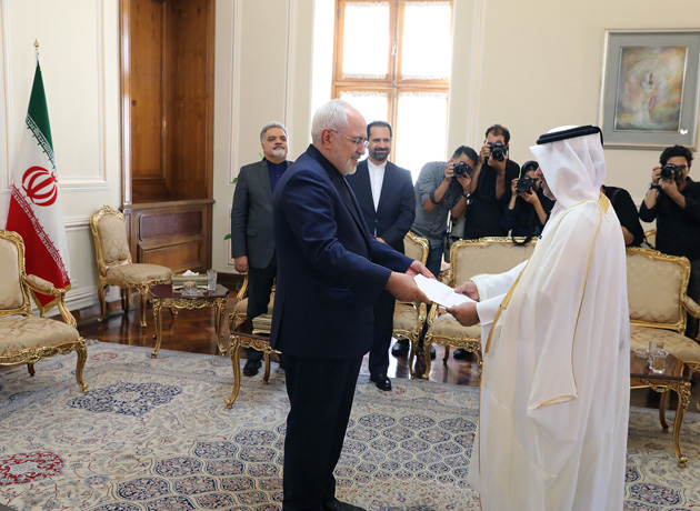  New ambassador of Qatar meets Zarif