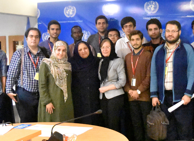  Students of International Relations learned more about the UN Website