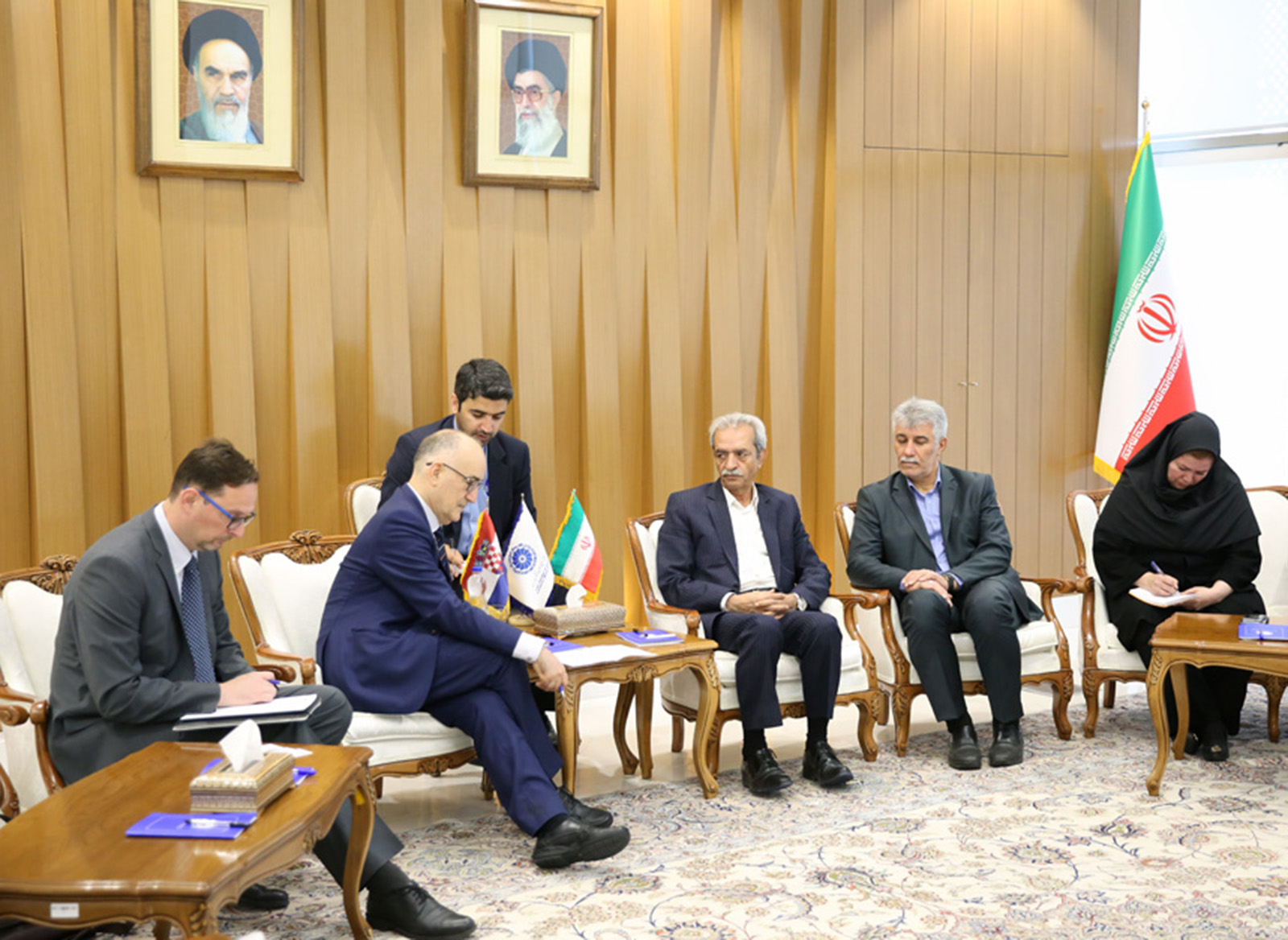 دیدار سفیر کرواسی در تهران با رئیس اتاق بازرگانی ایران